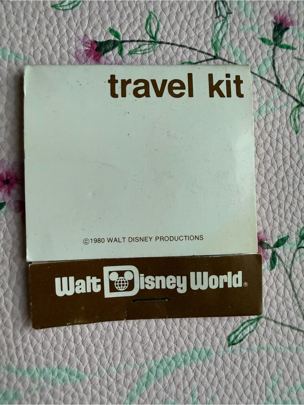 Vintage 1980 Disney Travel Kit
